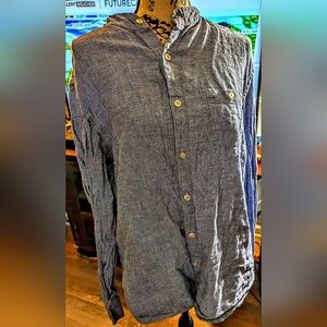 SUPER EUC 🌿 J. CREW x BAIRD McNUTT "MURANO: SLIM FIT" 💯% 🌿 LINEN 🌿 LS, Sz L